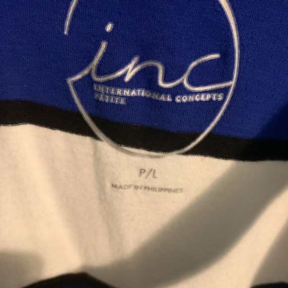 INC cut out tank top. Size petite large - Picture 2 of 3